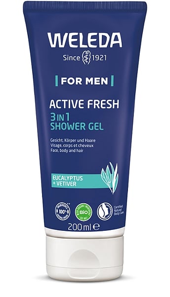 For Men Gel Doccia 3-in-1 Active Fresh